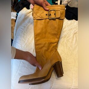 Vintage Coach Heel Boots